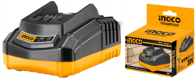 Carregador de Bateria 20v Bivolt 110-240v Ingco