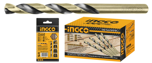Broca Hss Din338 Ø 3mm Tin Ingco