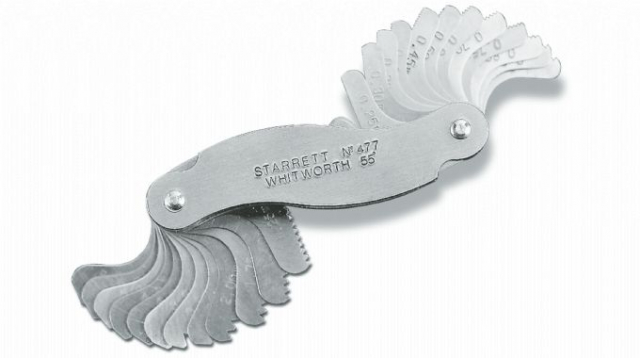 Pente Duplo de Rosca 0,25 - 6mm Ref-477 Starrett